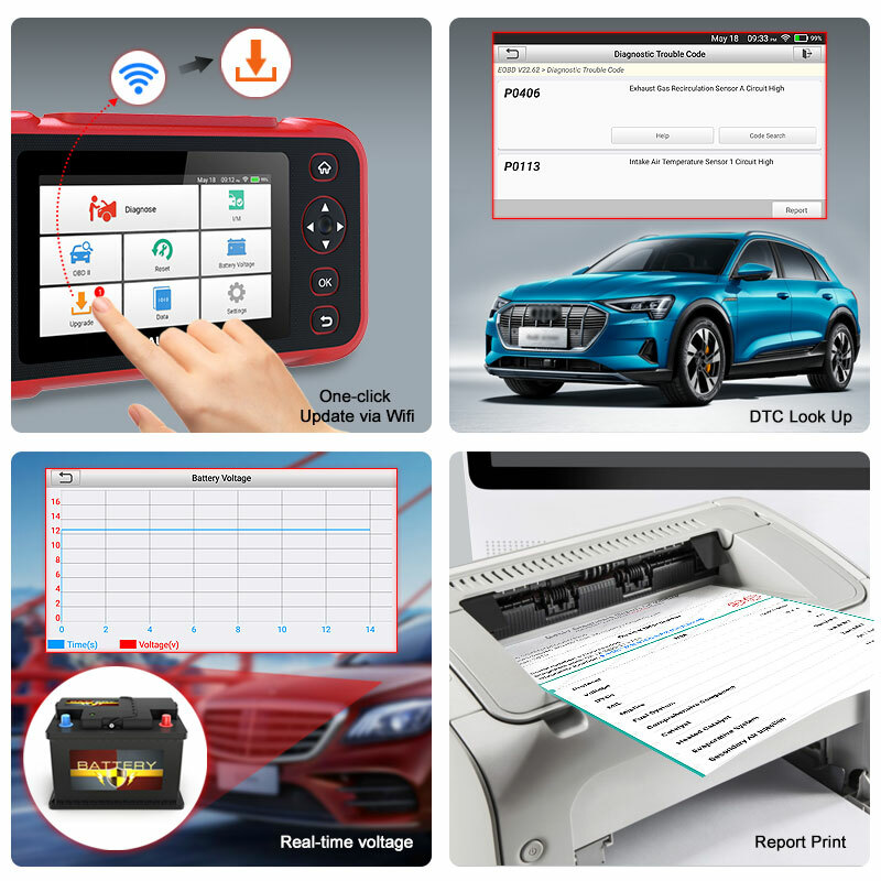 LAUNCH CRP129i OBD2 Scanner ABS SRS Car Diagnostic Tool TCM Engine Code Reader