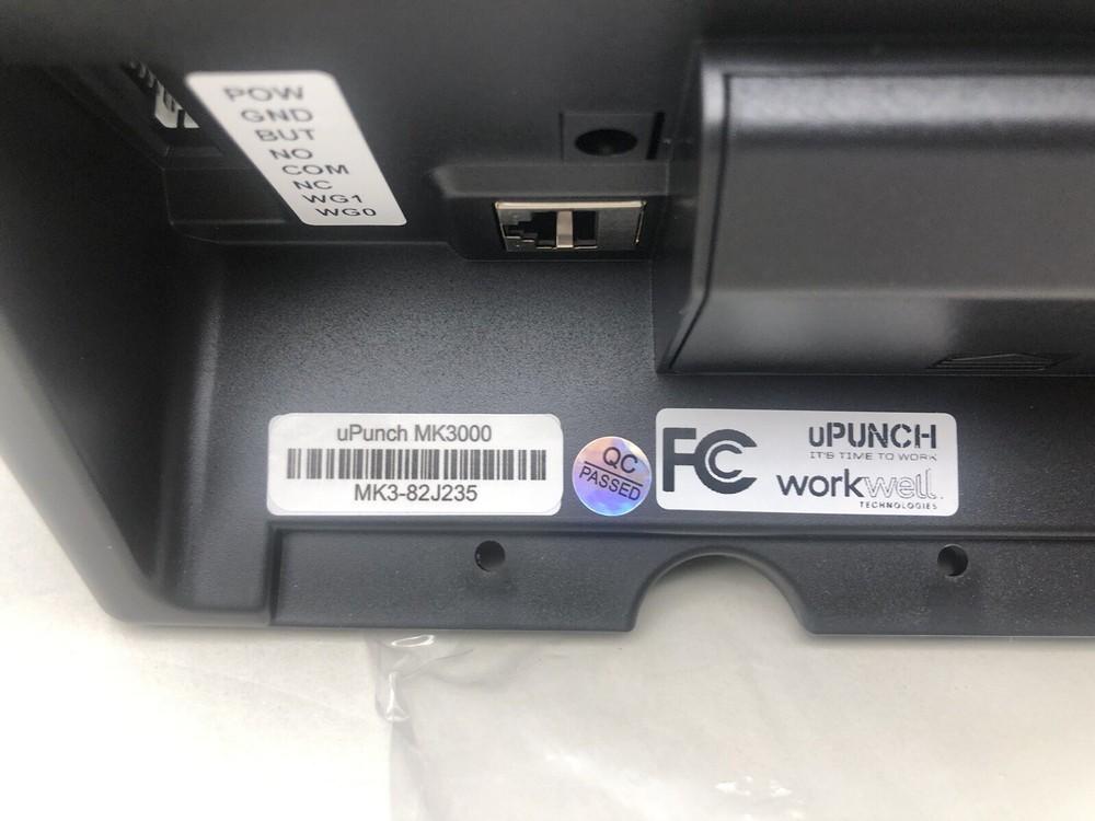 uPunch MK3000 Face & Fingerprint Terminal Recognition Time Clock... *READ DESC..