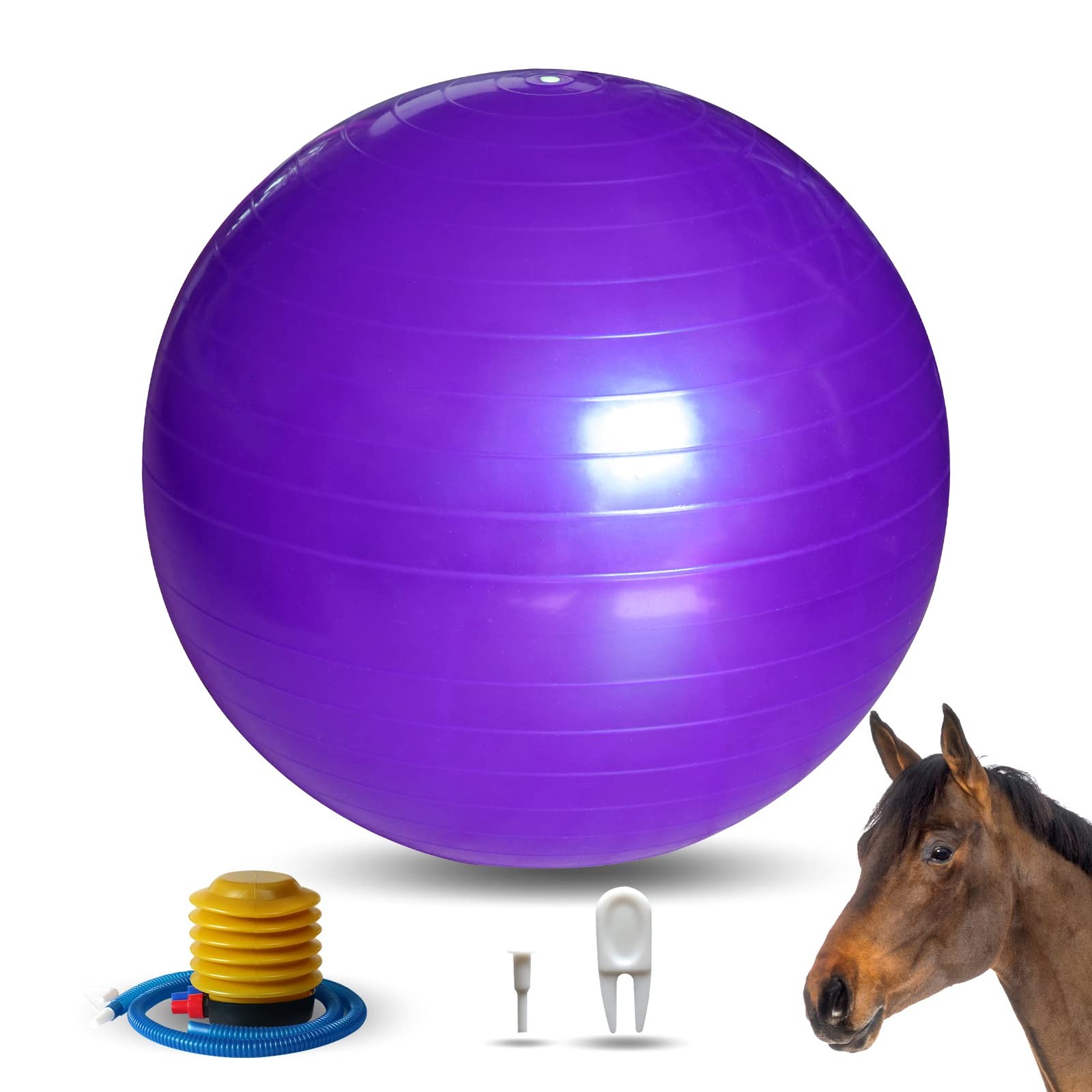Horse Play Balls 30 Inch Mega Equine Ball for Play Training Horse Soccer Ball...