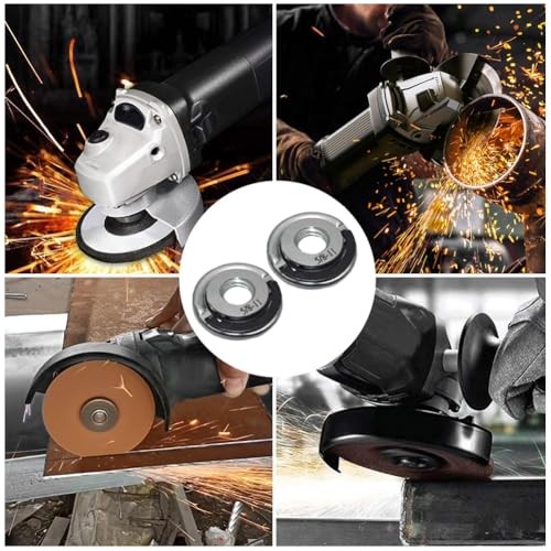 2Pcs Angle Grinder Flange Nuts with 5/8-11 Inch Thread, Quick Change Grinder
