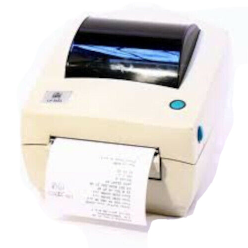 Zebra LP2844 USB Ethernet Network LAN Thermal Barcode Label Printer & Adapter 1