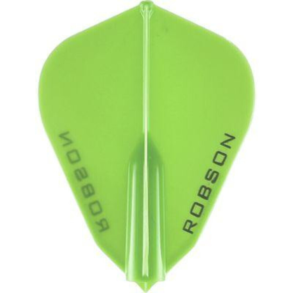 Robson Plus Dart Flights F Shape Lime