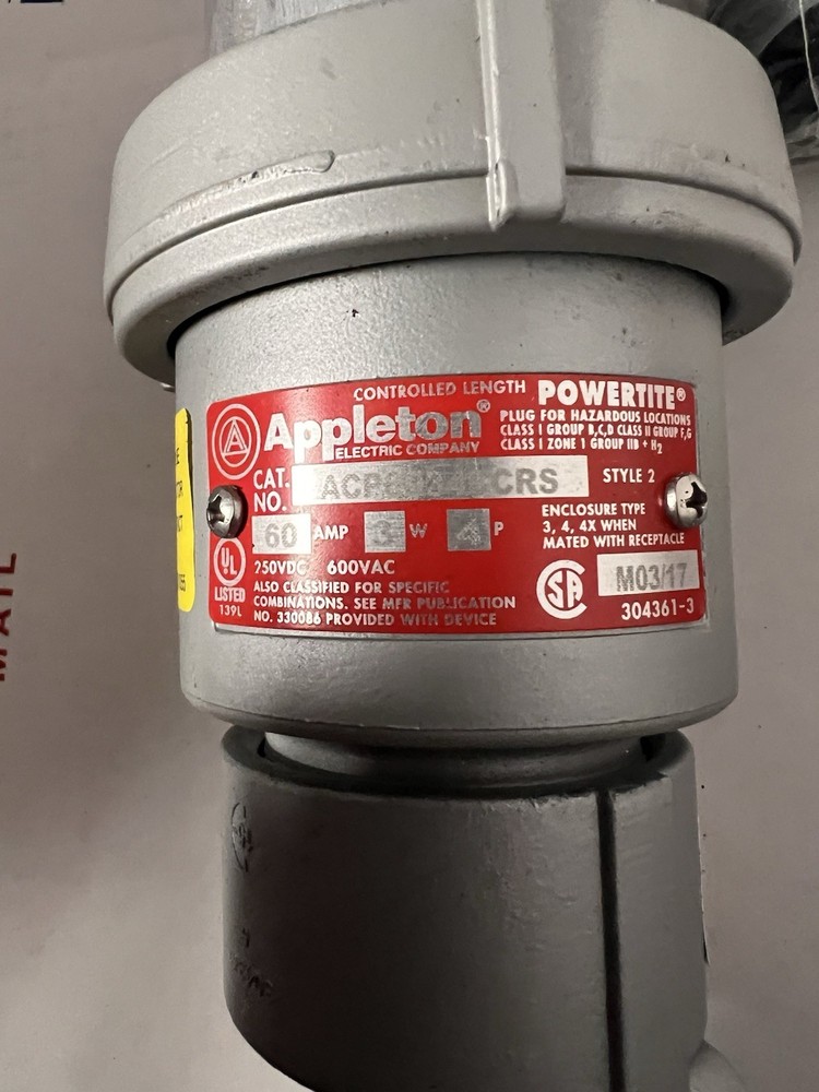 ACP6034BCRS Appleton Plug