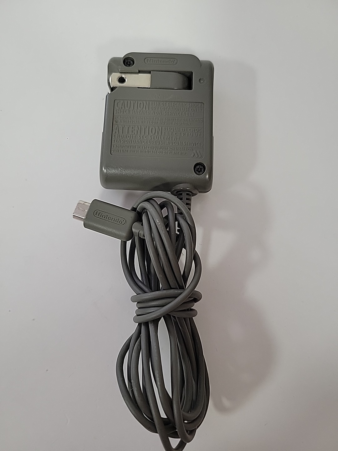 Nintendo DS Lite Wall Charger OEM Official AC Adapter Power Charging Cable Plug