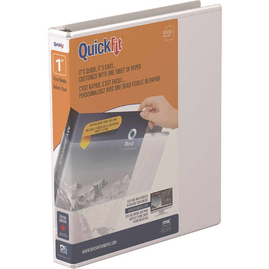 QuickFit Round Ring Unique Design Binder (88010)