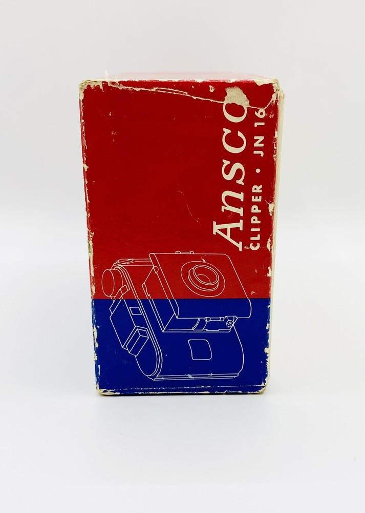 Ansco Vintage 1947 Clipper Camera Complete With Original Box Untested-As-Is