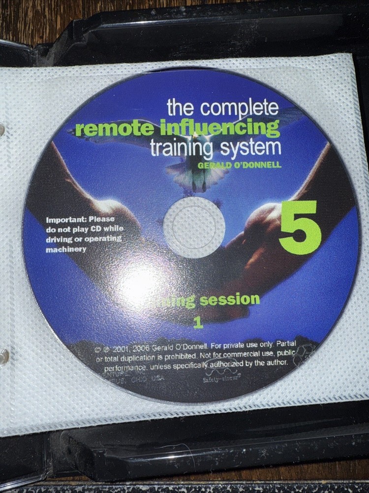 GERALD O'DONNELL "ARVARI Remote Influencing" *Missing 2 Discs* Please READ