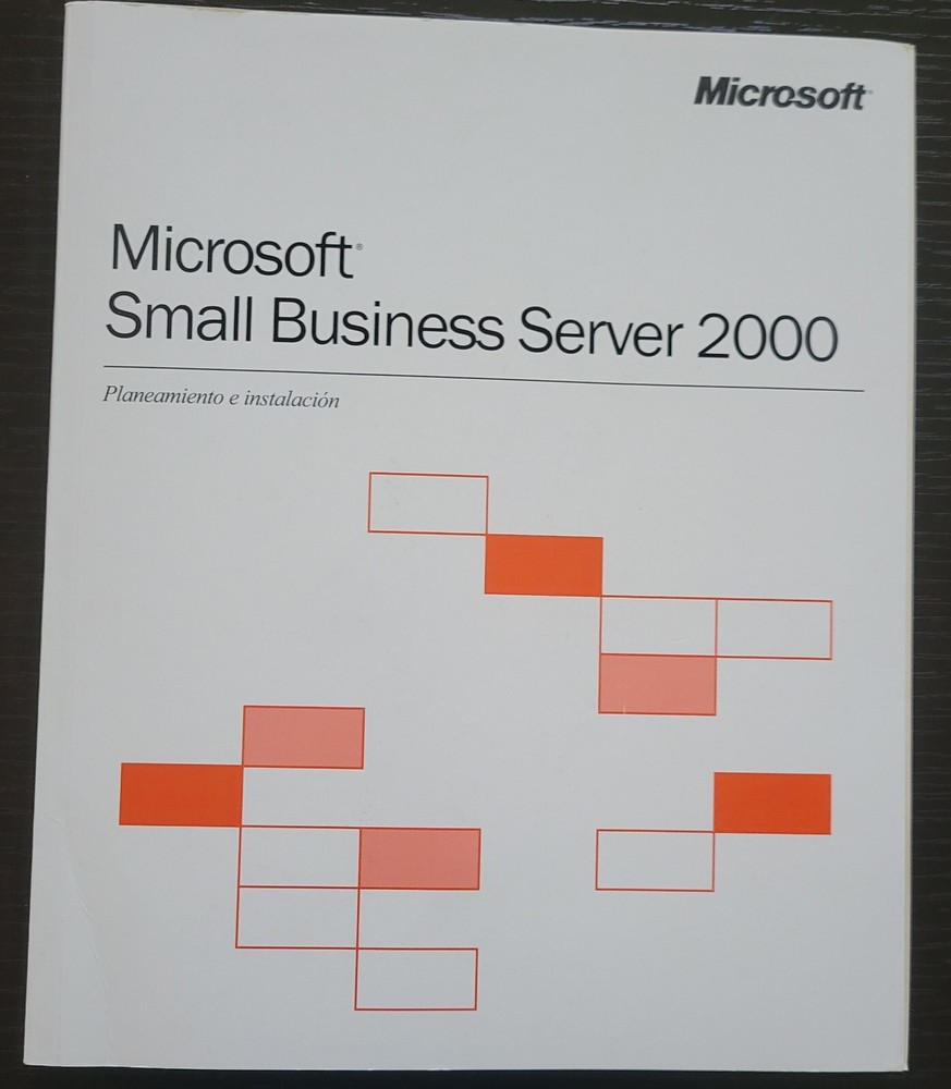 Microsoft Small Business Server 2000 in Spanish - Rare finding