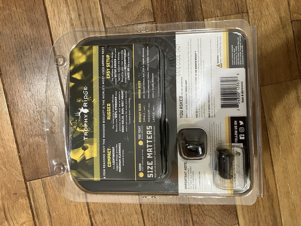 Trophy Ridge Whisker Biscuit Kill Shot Arrow Rest Small