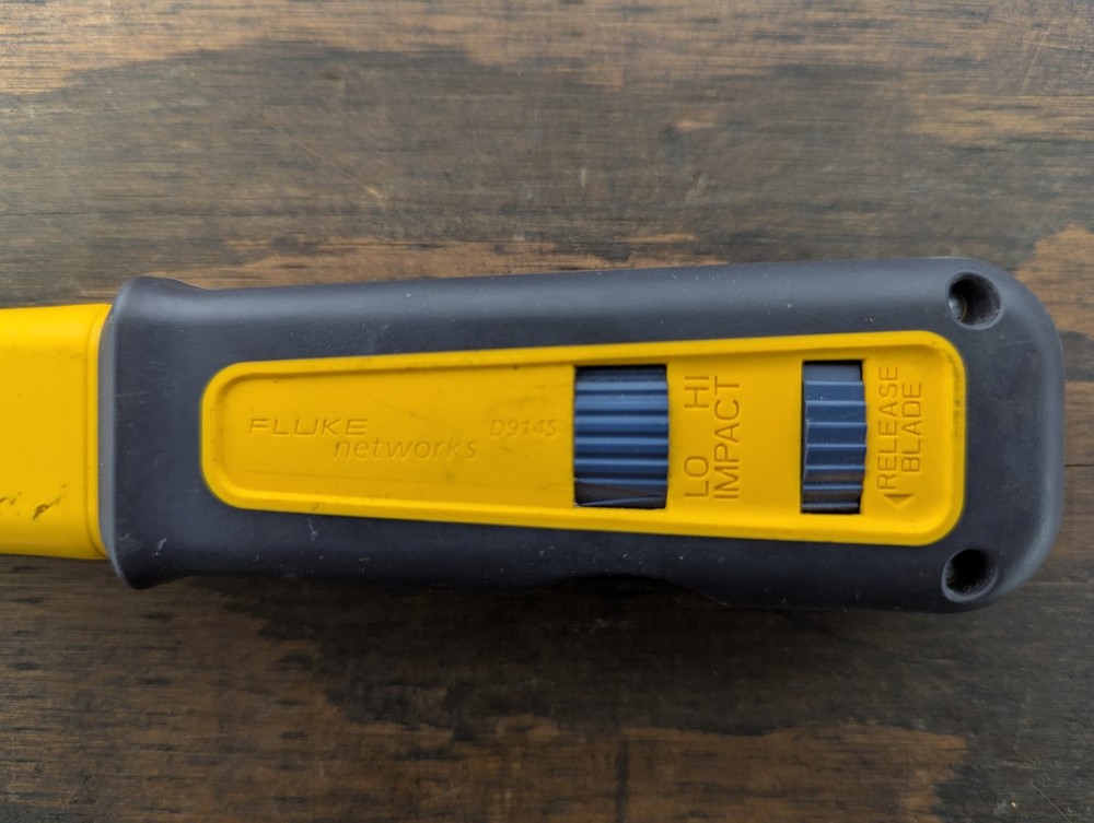 Fluke Networks D914S Impact Punch Down Tool EverSharp