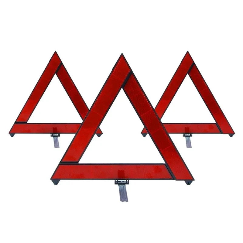 Large Reflective Car Warning Triangle Breakdown Hazard Road EU Emergency
