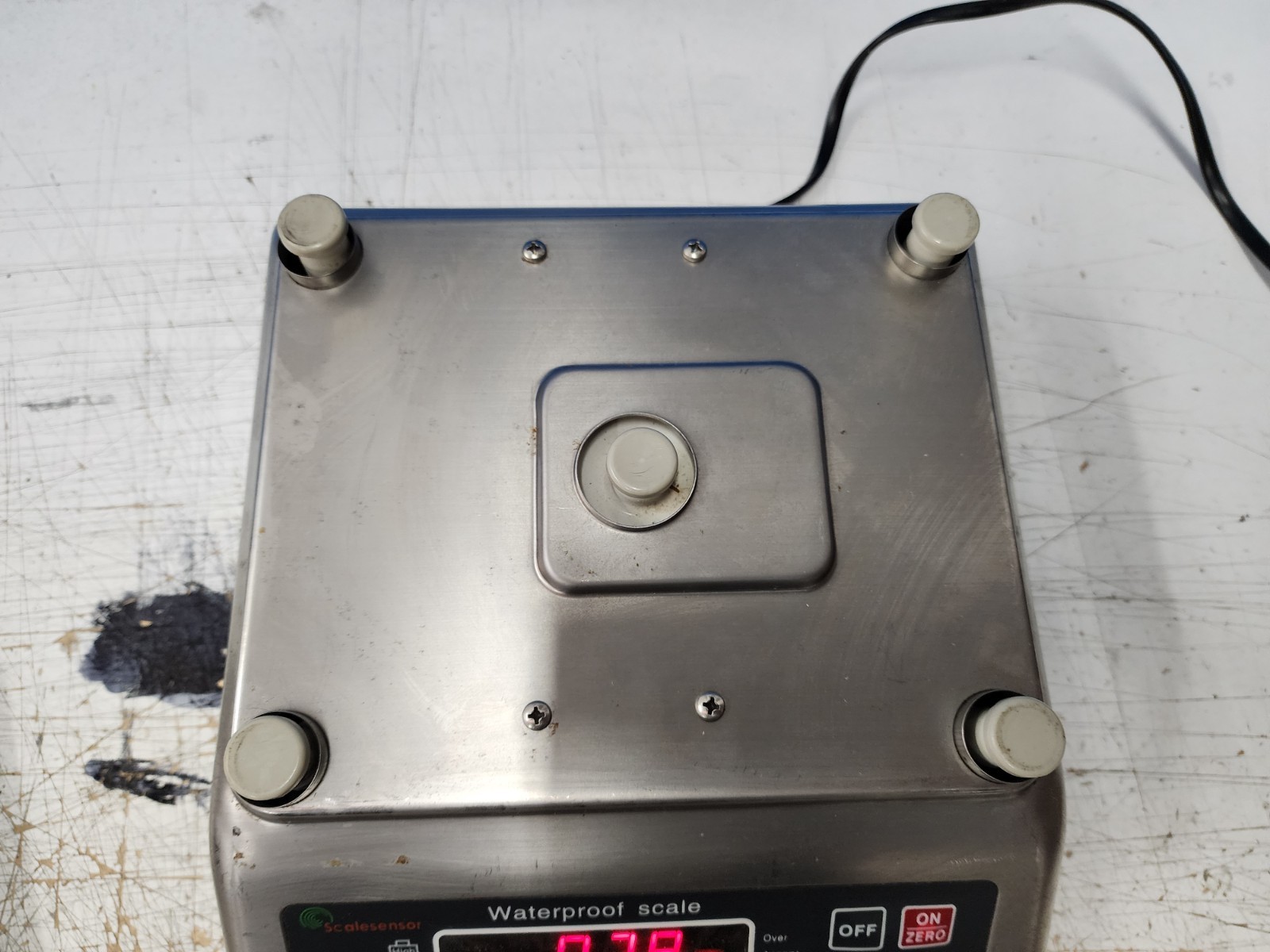 Scalesensor Waterproof dual side screen Industrial Kitchen Lab Scale up to 7.5kg