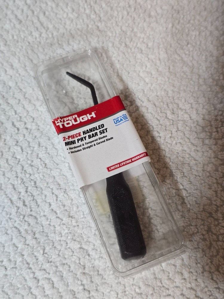 Hyper Tough Curved Blade Mini Pry Bar Tool