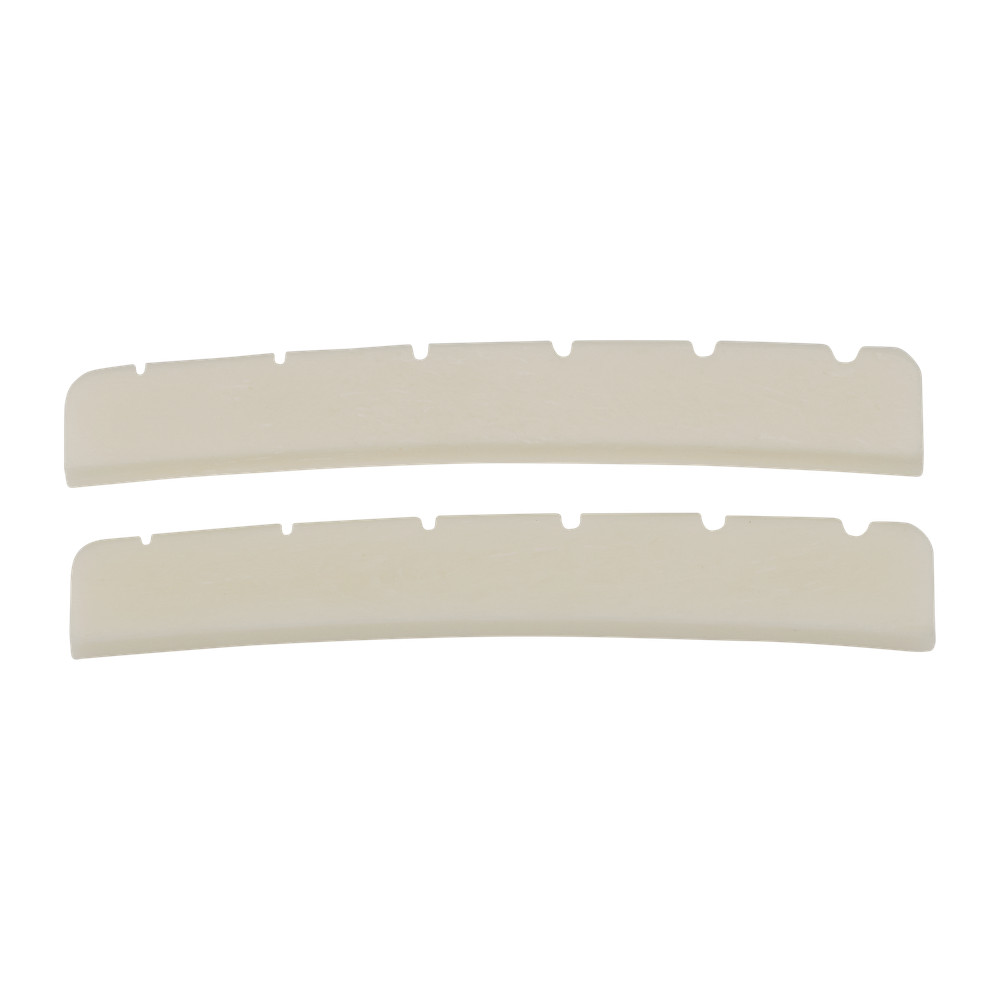 2pcs Curved Bottom 7.25"/9.5"/10" Radius Pure Bone Nut White/Unbleached Bone Nut