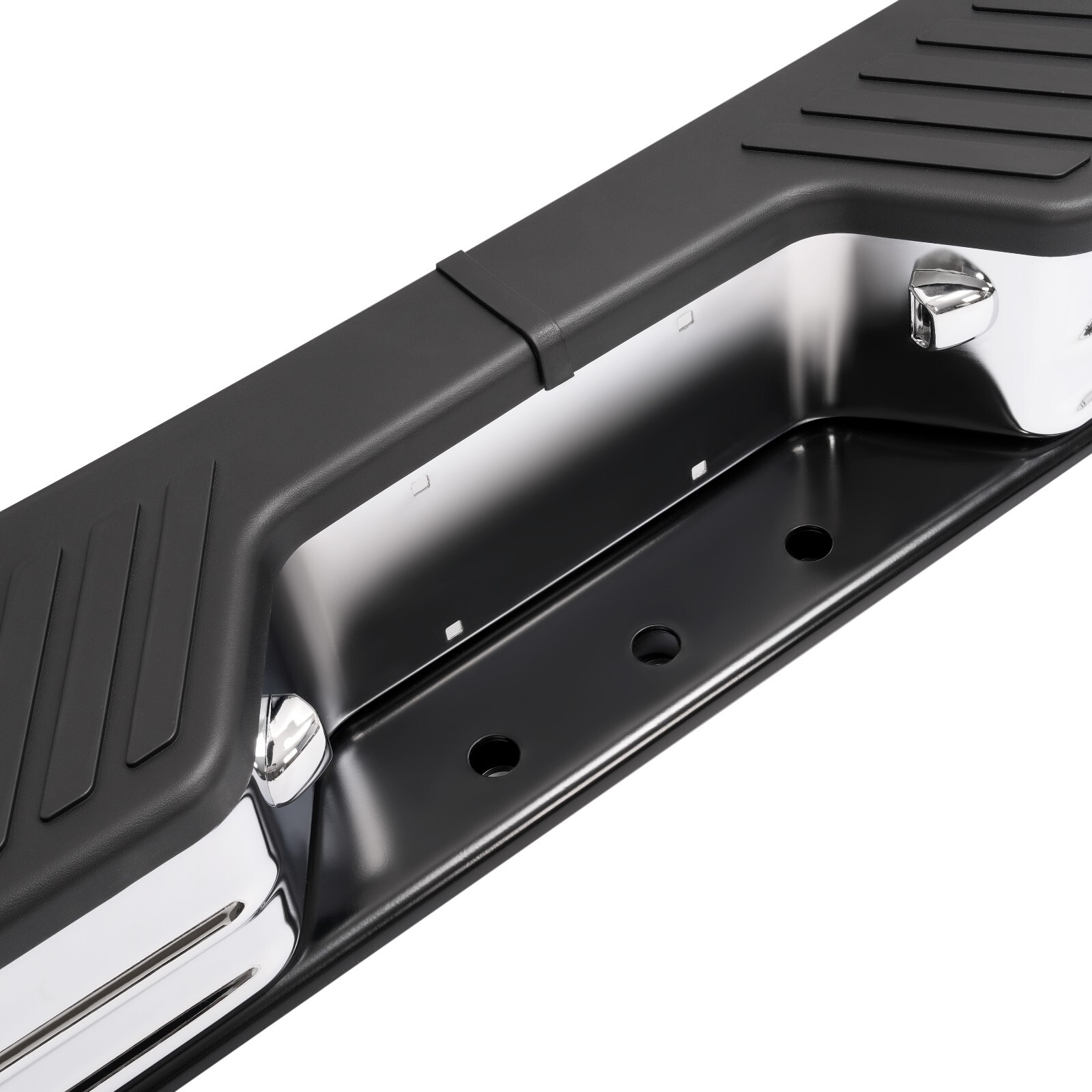 Chrome Step Rear Bumper Fleetside Universal Steel Powder Coated New