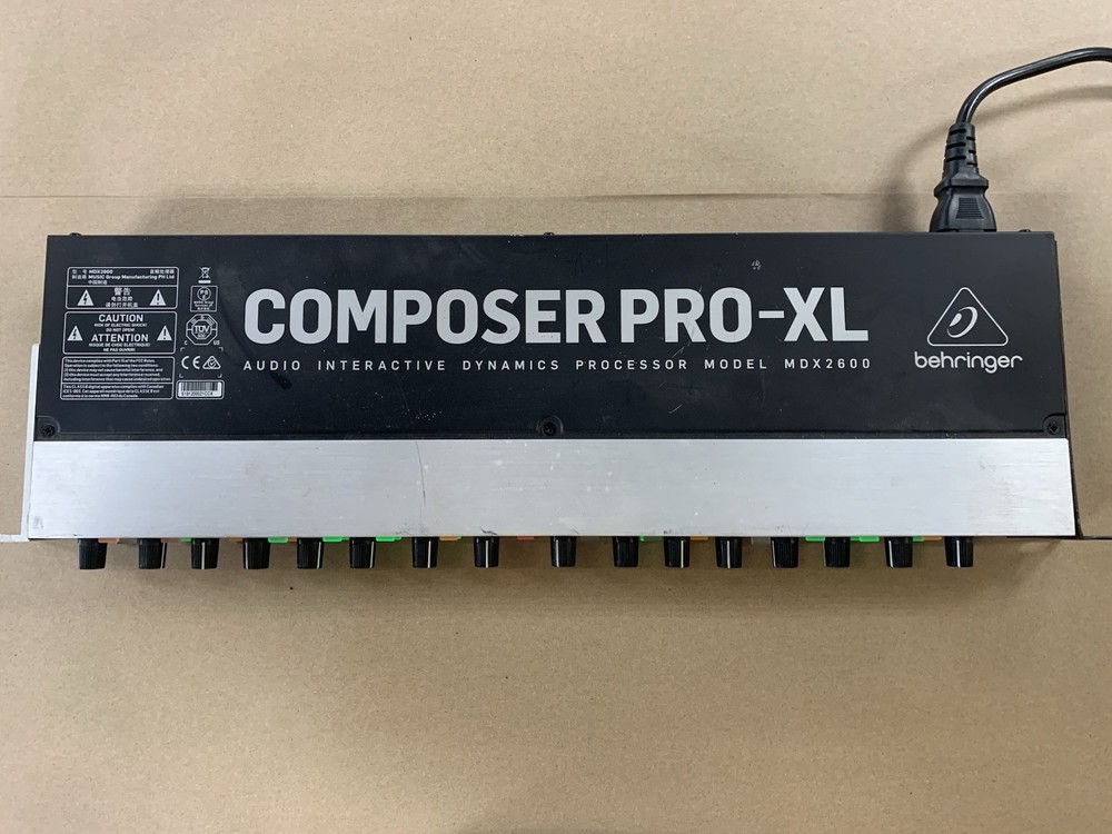 Behringer MDX2600 Audio Interactive Compressor Dynamics Processor Composer-XL