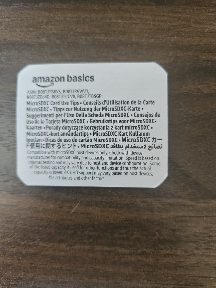 Amazon Basics 1TB MicroSDXC Memory Card