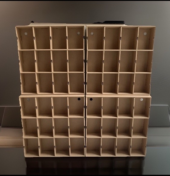 Funko Pop Display shelf Kubbie FOUR PACK...economy naked version