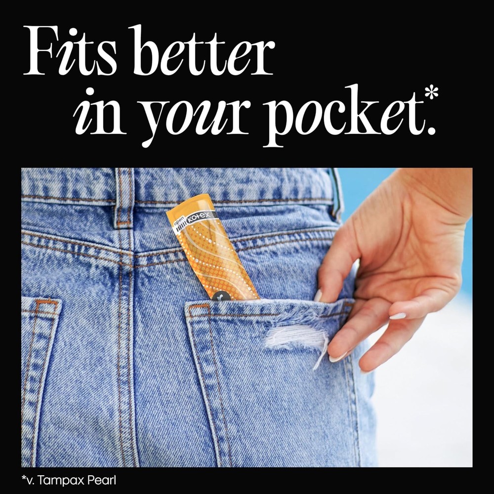 U by Tampons, Click Compact, Super Plus Absorbency, Unscented, 45 Count