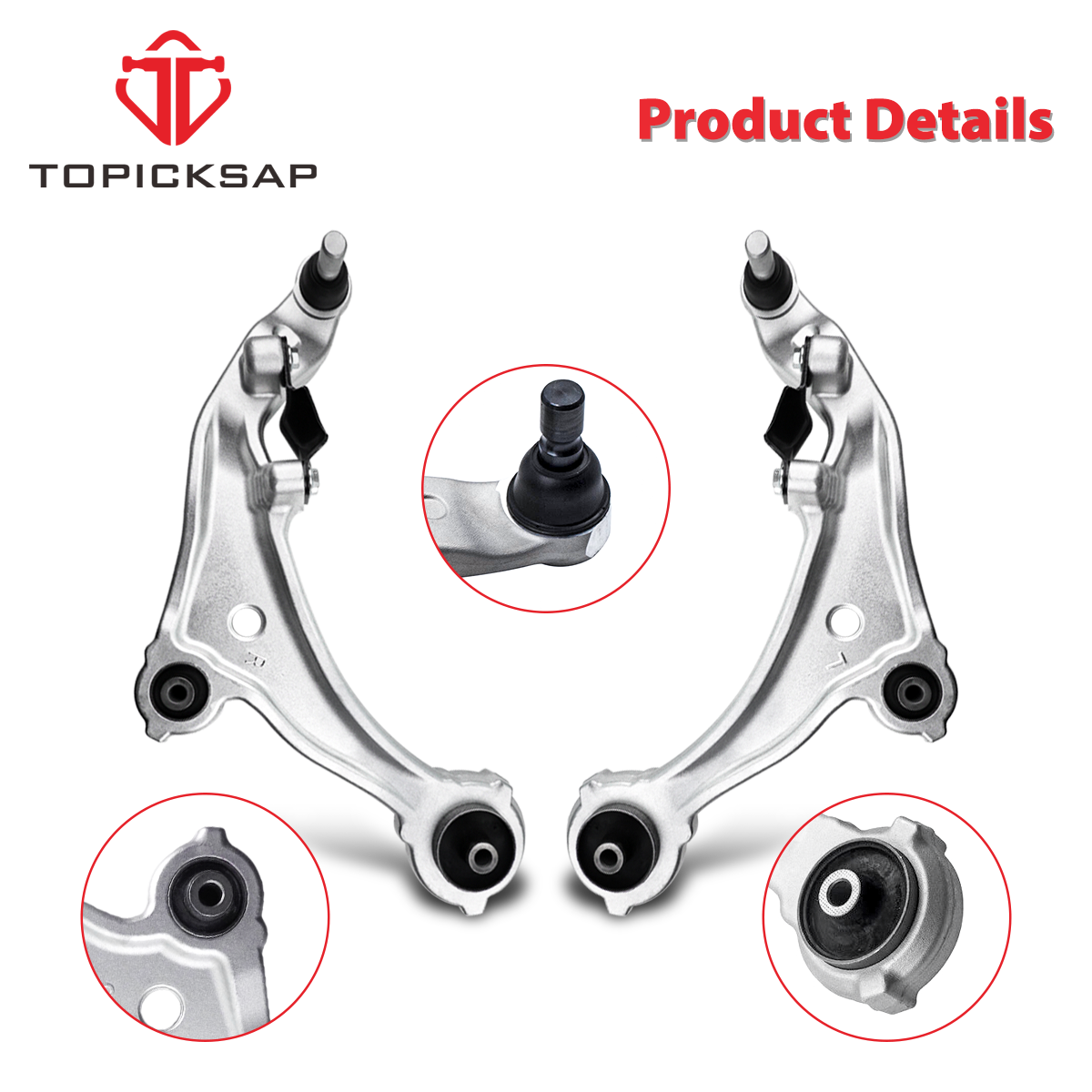 10pc Kit For 2009-14 Nissan Murano Front Control Arm Tie Rod Sway Bar Boot Link