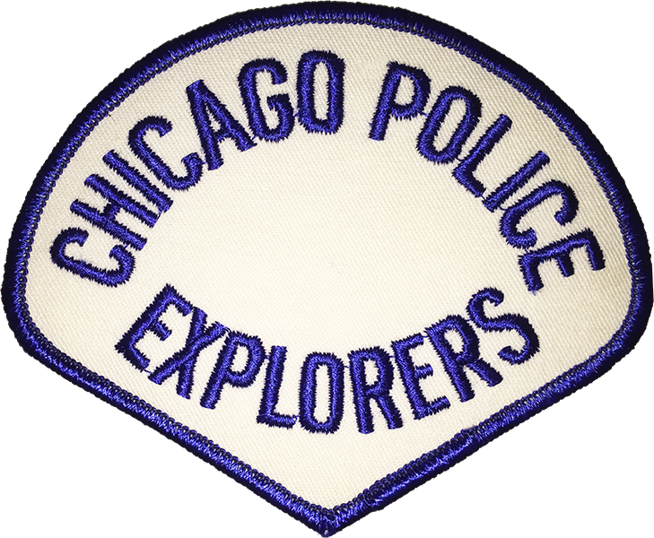 CHICAGO POLICE SHOULDER PATCH: Explorer Teardrop