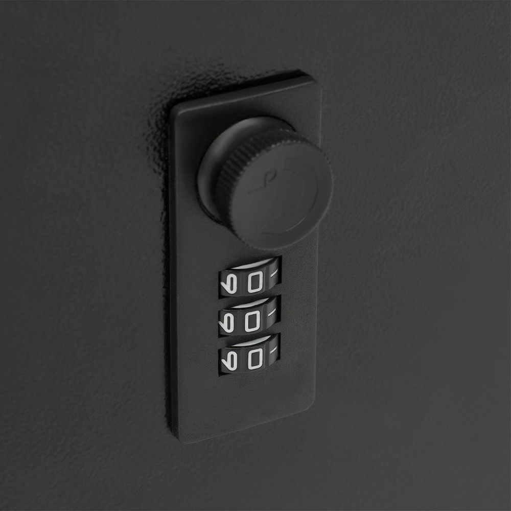 Wall-Mounted Mailbox With Combination Lock for Secure Mail Storage