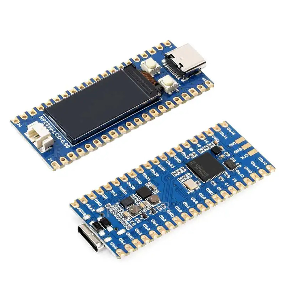 RP2350 Development Board with 0.96 inch IPS LCD and Dual Core Processing for Pi