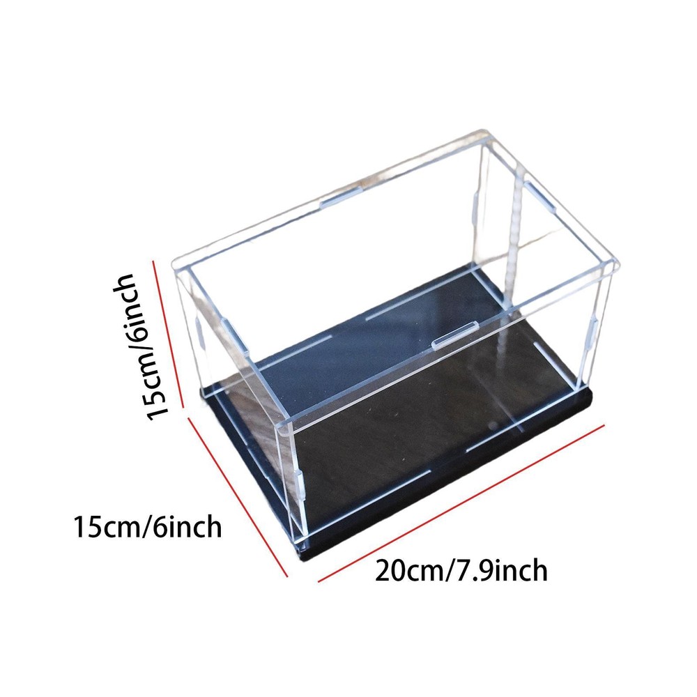 Display Case for Figures Acrylic Display Case Stackable Crafts Collection