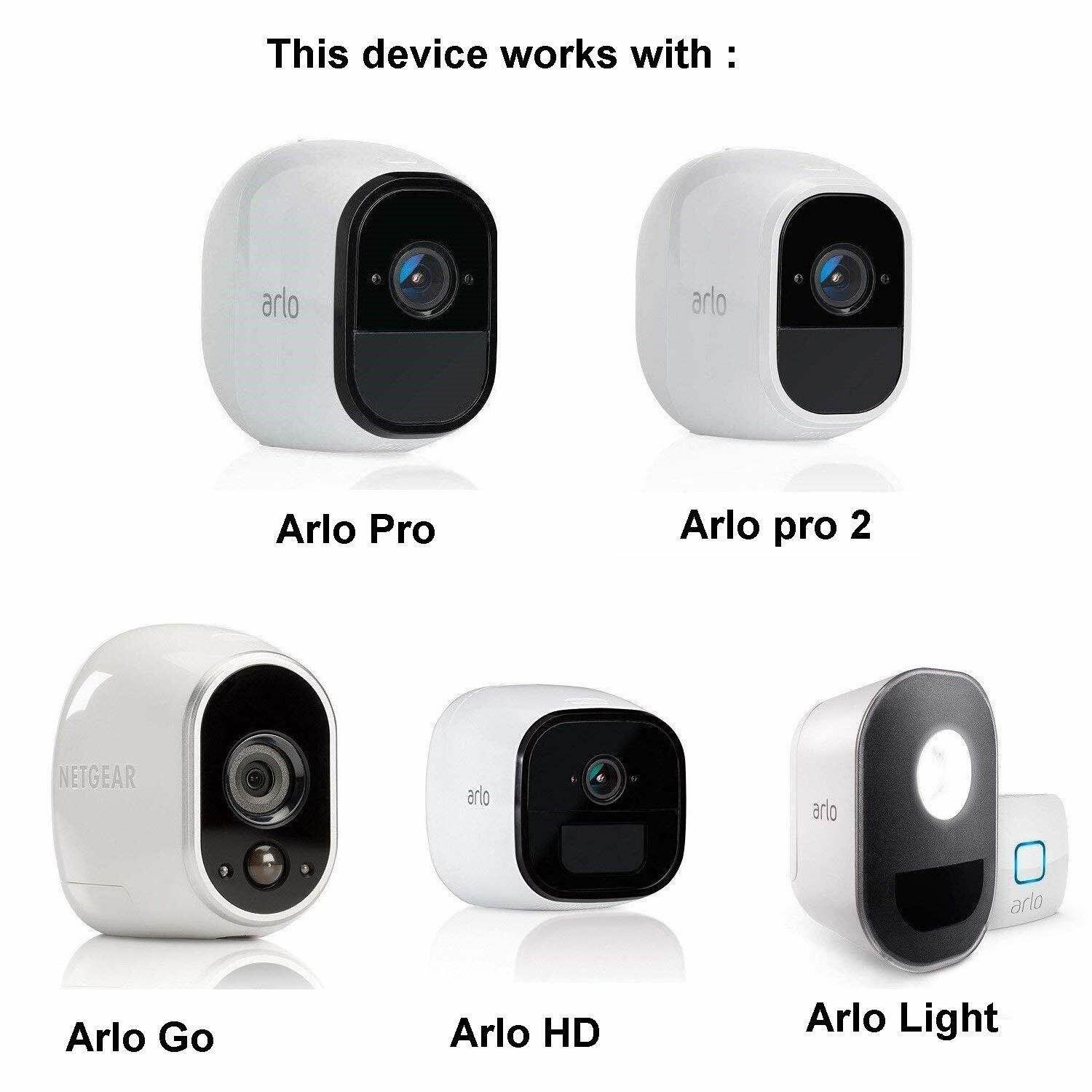 3 PK Security Wall Mount for Arlo Pro 2 3 4 Pro Light Camera Indoor Outdoor Cam