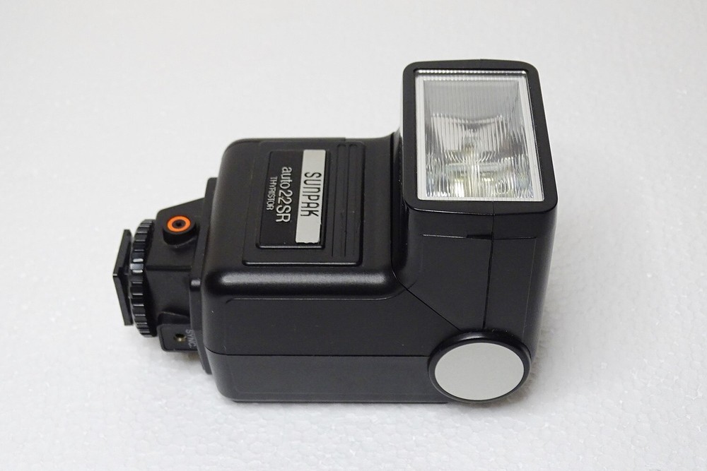 SUNPAK Auto 22SR Black Electronic Flash auto22SR Thyristor