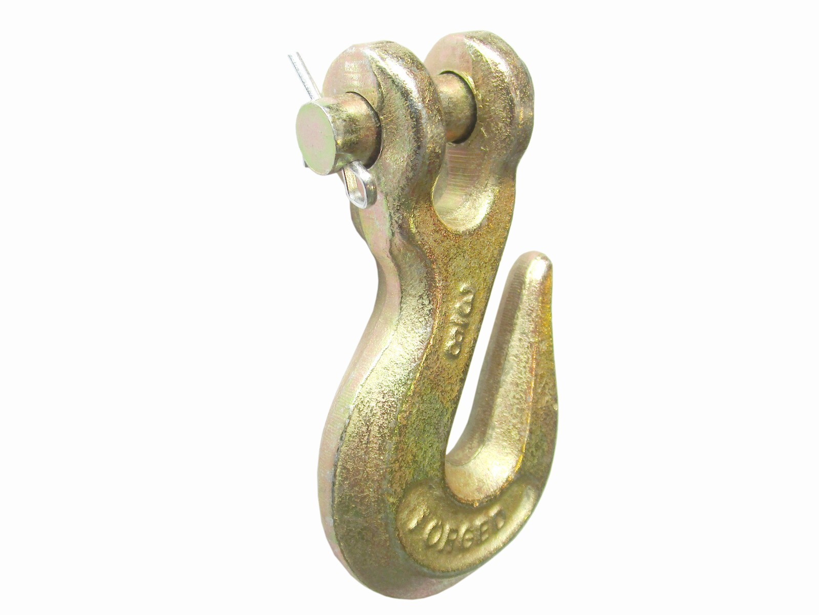 3/8" 5/16" 1/4" Clevis Chain Grab Hook Wrecker Tow Truck Trailer G70 Bulk 10 pcs