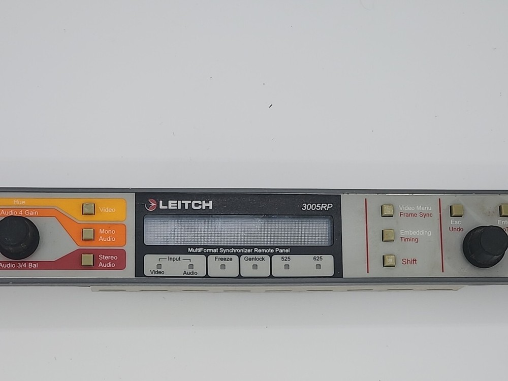 Leitch DFS 3005 CONTROL controller PANEL DISPLAY for multiformat synchronizer AV