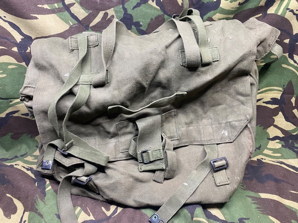 Original British Army 58 Pattern Webbing Back Pack