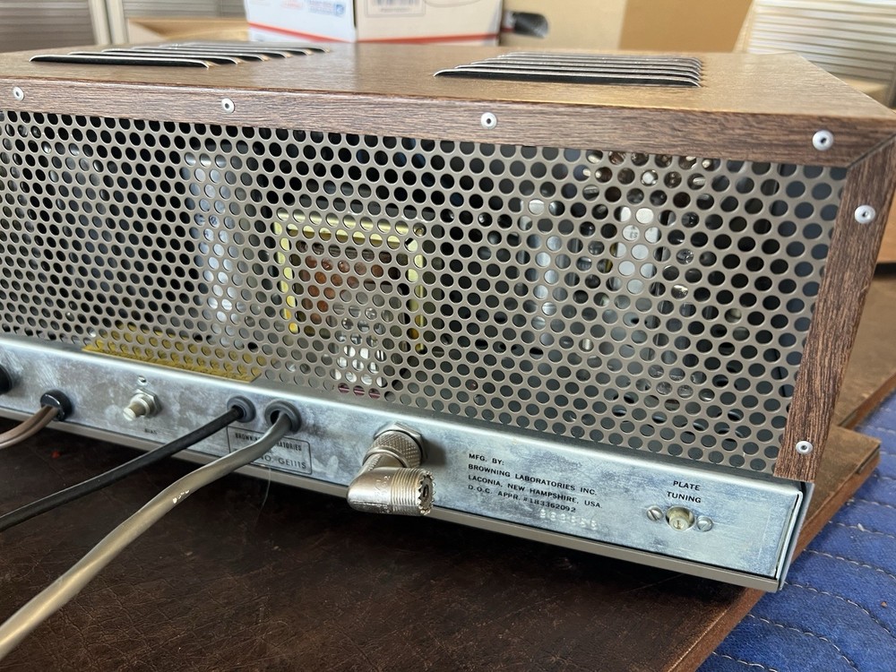 Vintage Browning Golden Eagle Mark III SSB Tube Transmitter for restore project