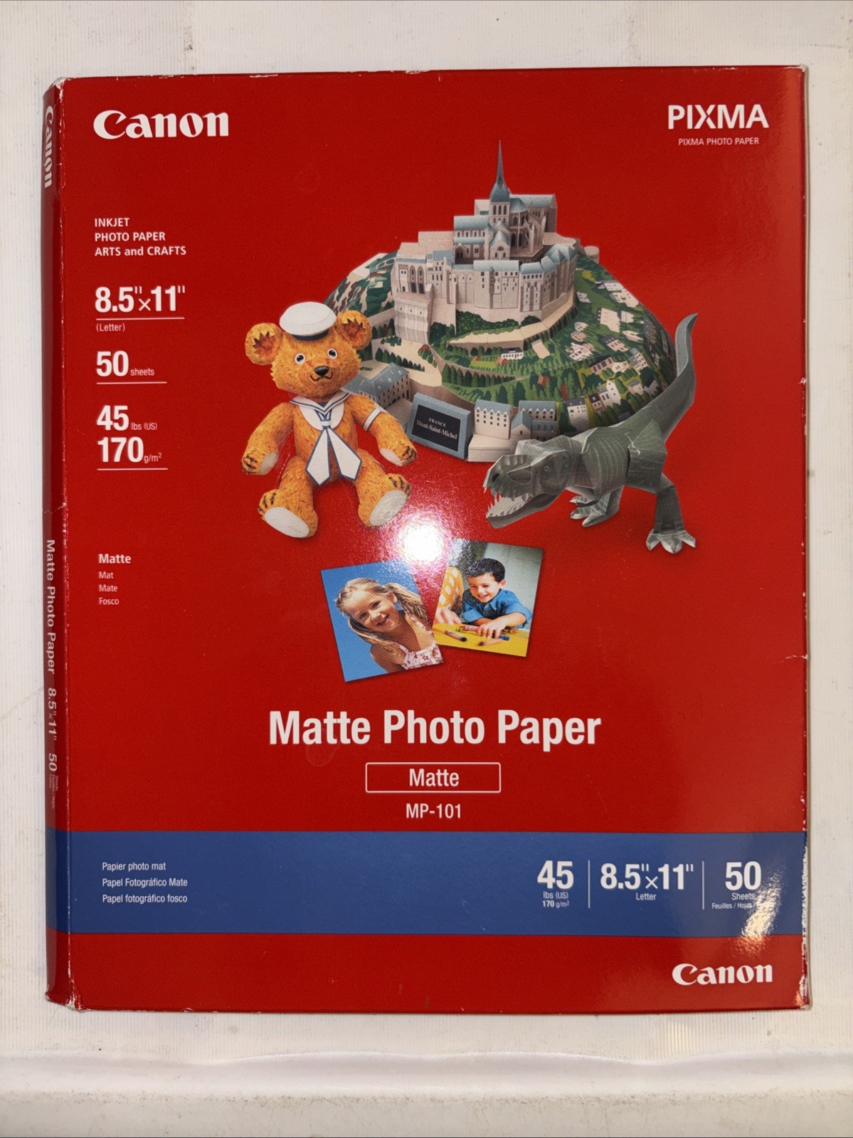 Canon Matte Photo Paper 8-1/2 x 11 (Pack of 50 Sheets) *OPEN BOX*