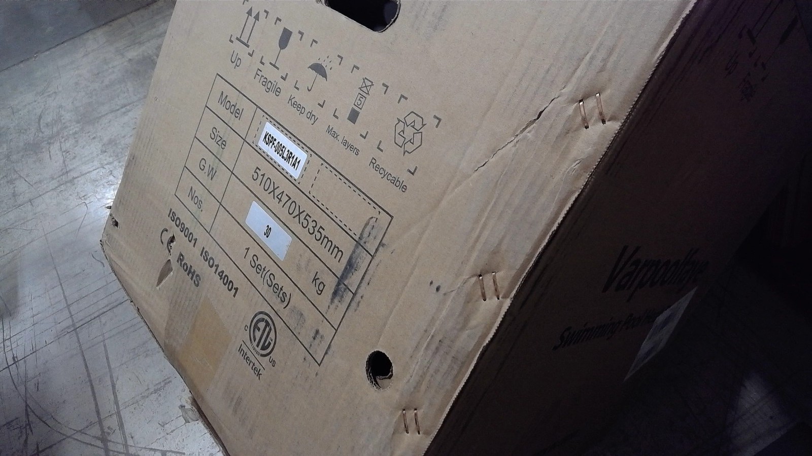 16000BTU Pool Heat Pump for Swimming Pool & Spa Heater