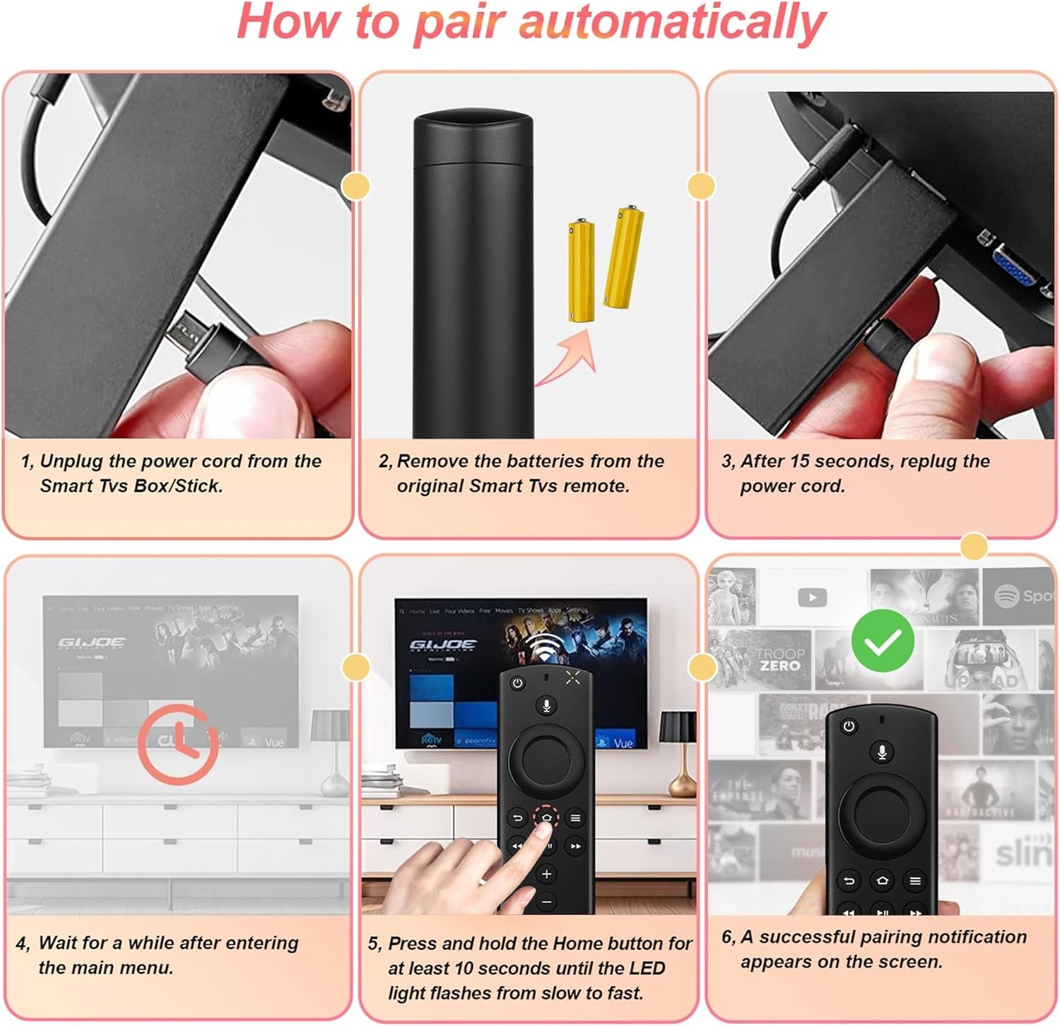 TV Remote Control L5B83H for Amazon 2nd 3rd Gen Fire TV Stick 4K W Alexa Voice