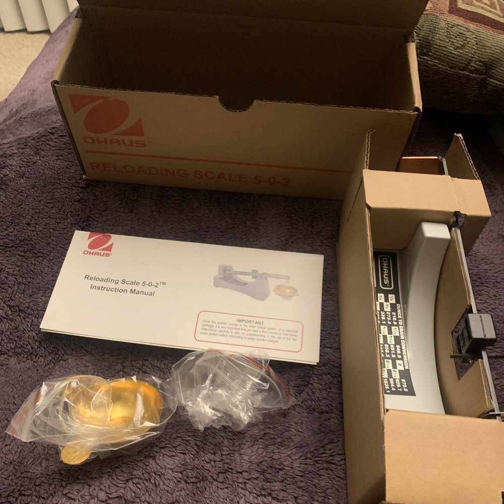 Oahus Reloading Scale 5-0-2 Pounds Reloading Scale