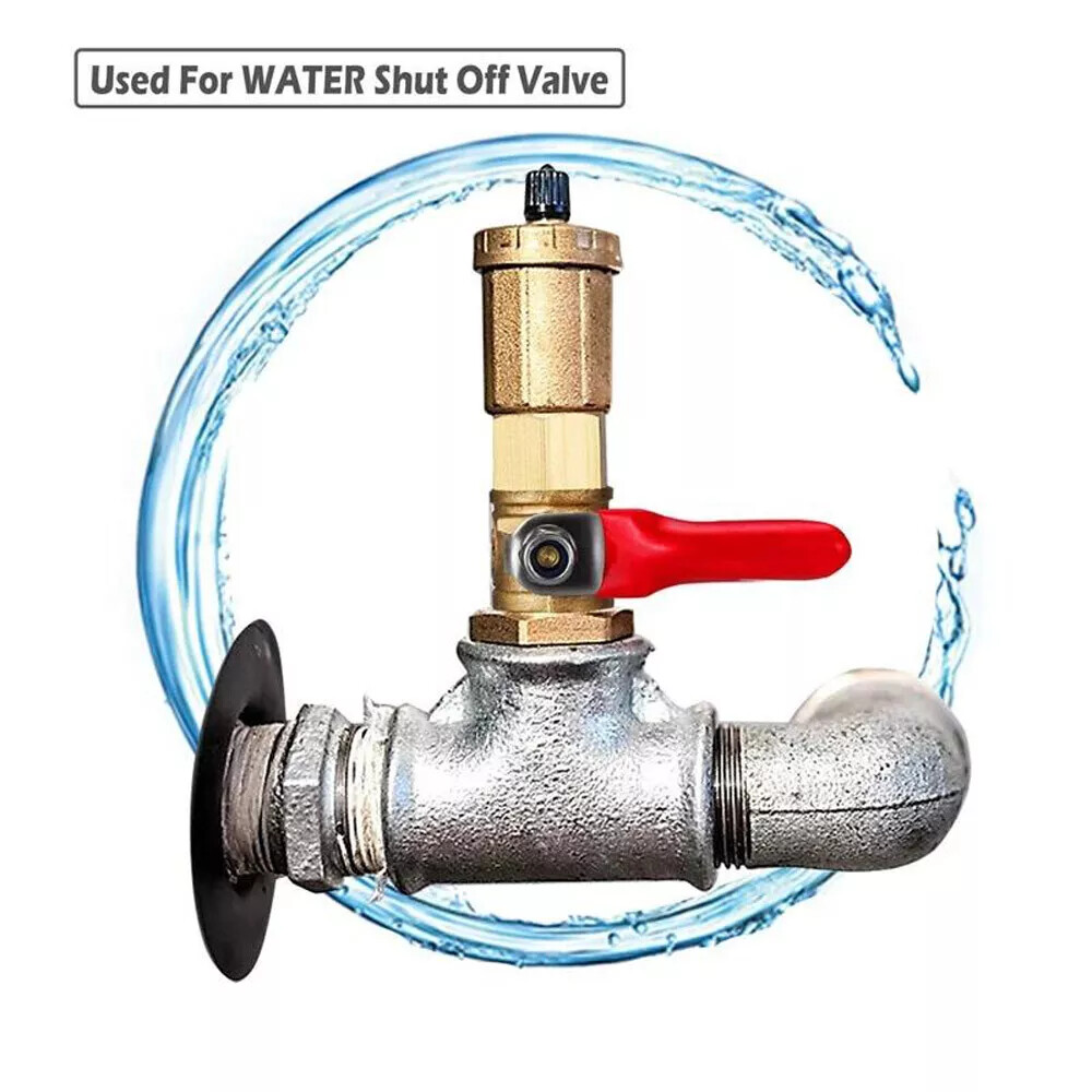 4PCS 1/4" Male Female NPT Brass Ball Valve Water Air Tank Drain Shut Off USA