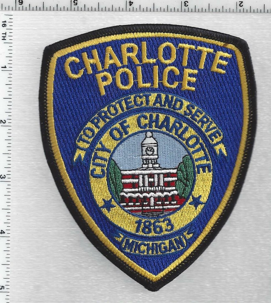 Charlotte Police (Michigan) 2nd Issue Shoulder Patch