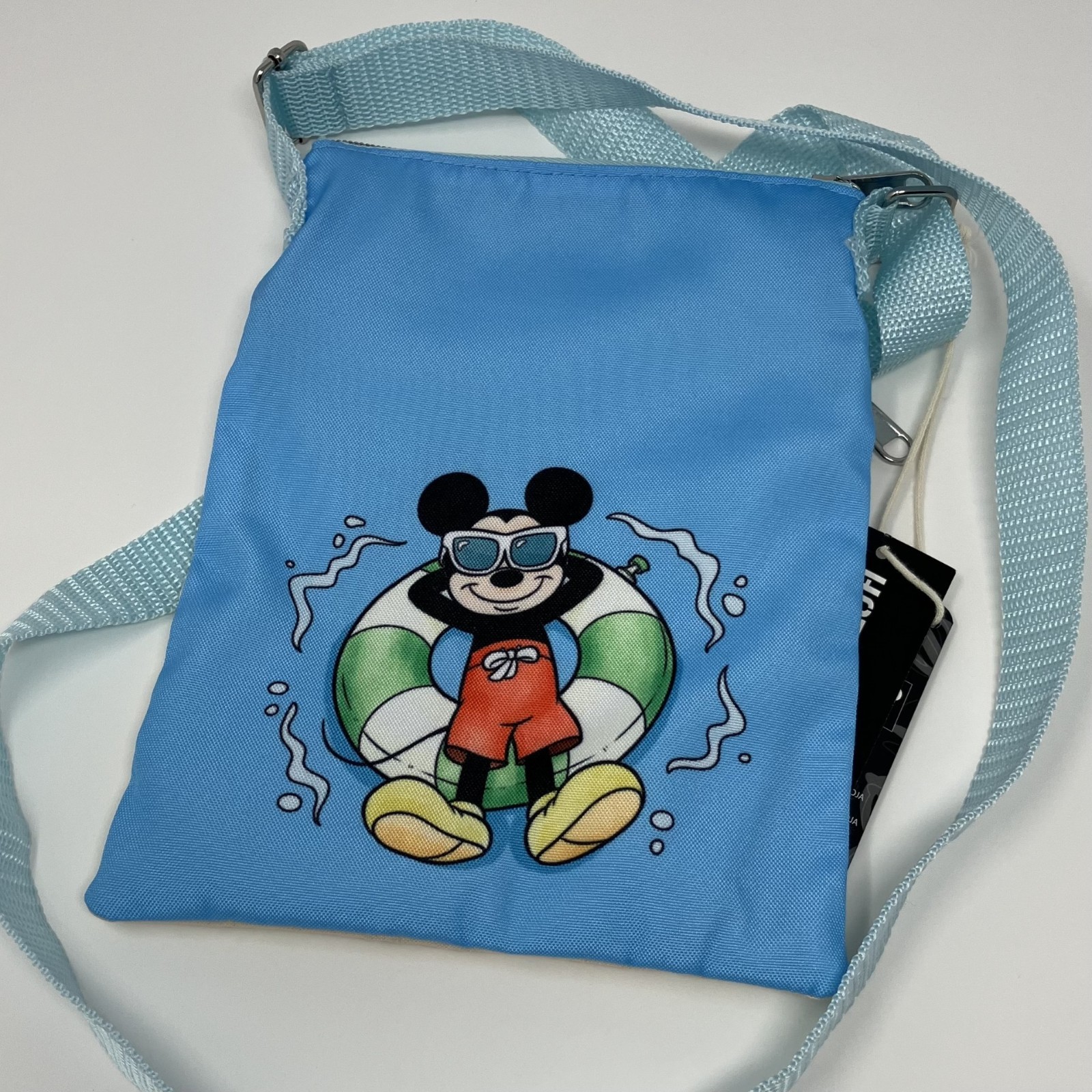 Loungefly Disney Mickey Mouse and Friends Beach Day Passport Crossbody Bag