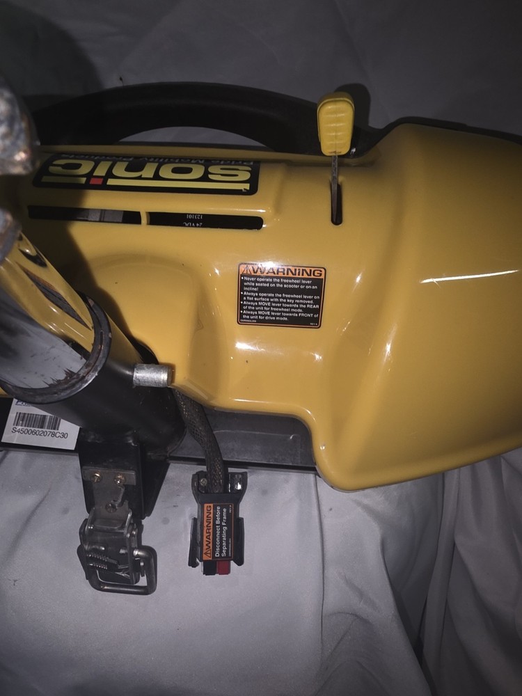 Pride Sonic Scooter Motor Transaxle Assembly w/Wheels TESTED