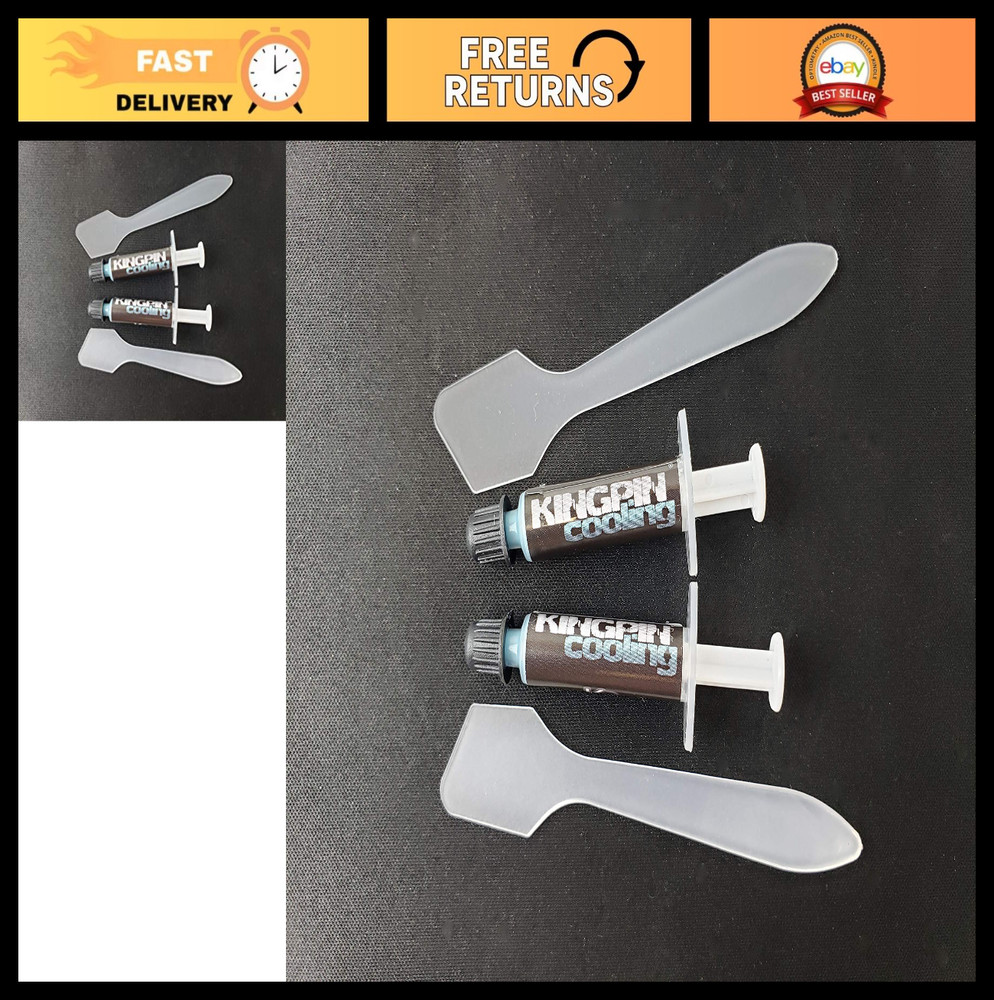 Kingpin Cooling KPx High Performance Thermal Compound 1G 2 Pack with Spatulas