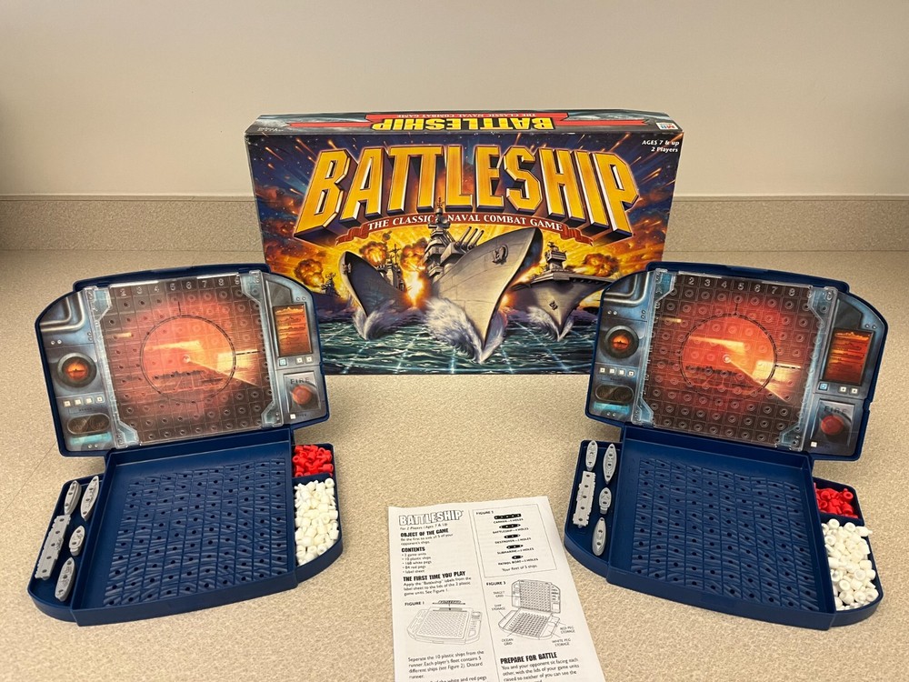 Milton Bradley Battleship Game Used