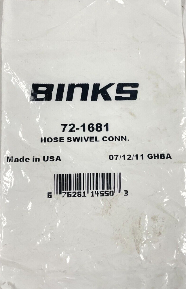 Binks 72-1681 Hose Swivel Connection