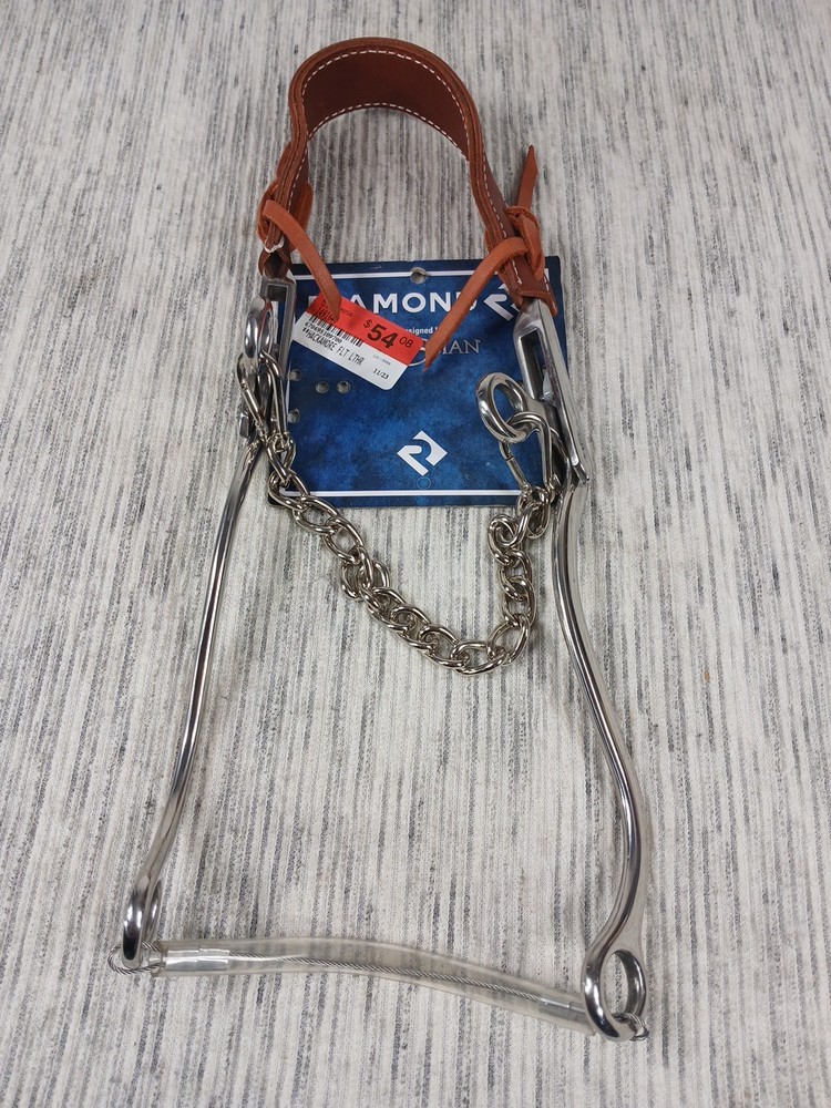 CIRCLE Y Mechanical Hackamore Leather Bit (DR056)