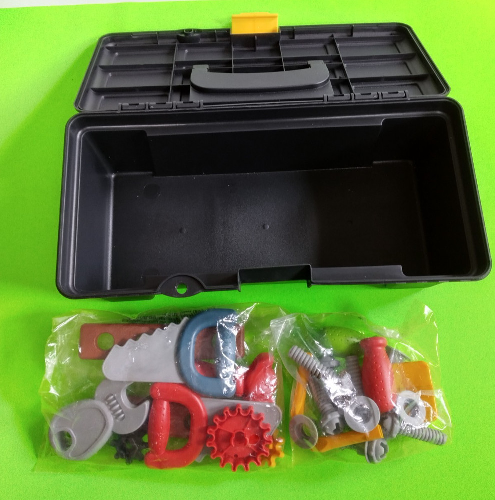 Kids Small Plastic Toolbox & Plastic Accessories