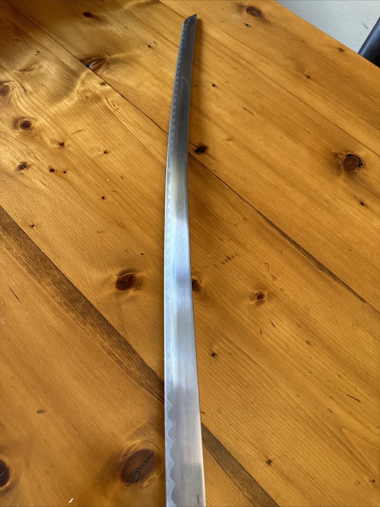 SAMURAI SWORD BLUE W/ CURVED HANDLE 43"