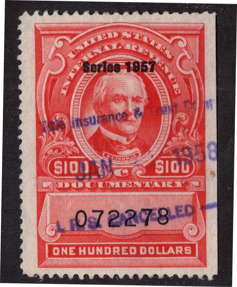 U.S. - R709 -  Almost EXTRA FINE - Used