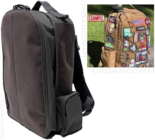 VISM Tactical Morale Patch Backpack w/ HOOK-LOOP BODY shoot hunt hike hobby GRAY